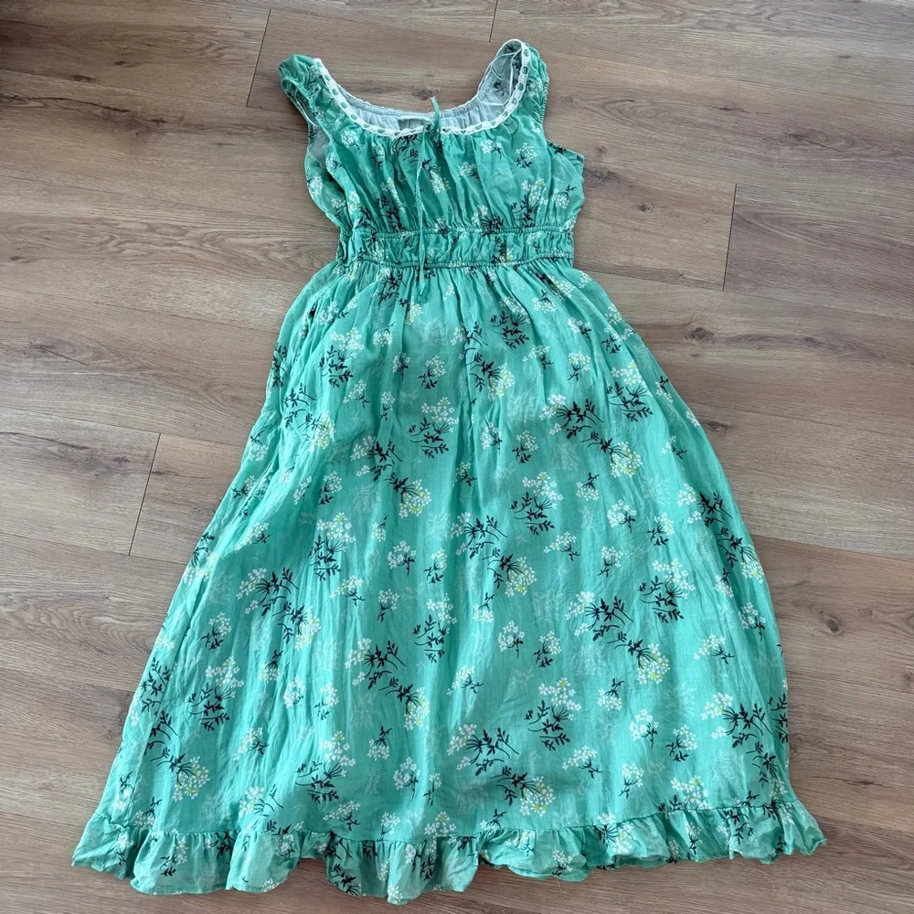 Avaire Boutique, In Loom, Mint Floral Midi Dress - Picture 6 of 11